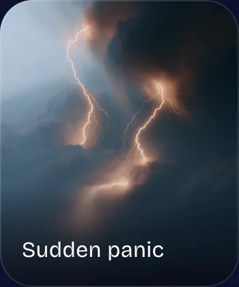 Sudden panic
